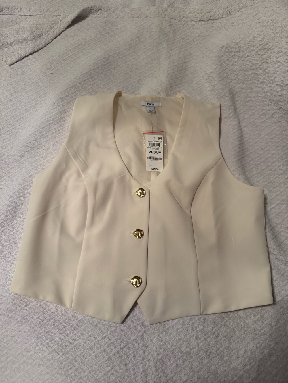 Button-Front Women's Vest